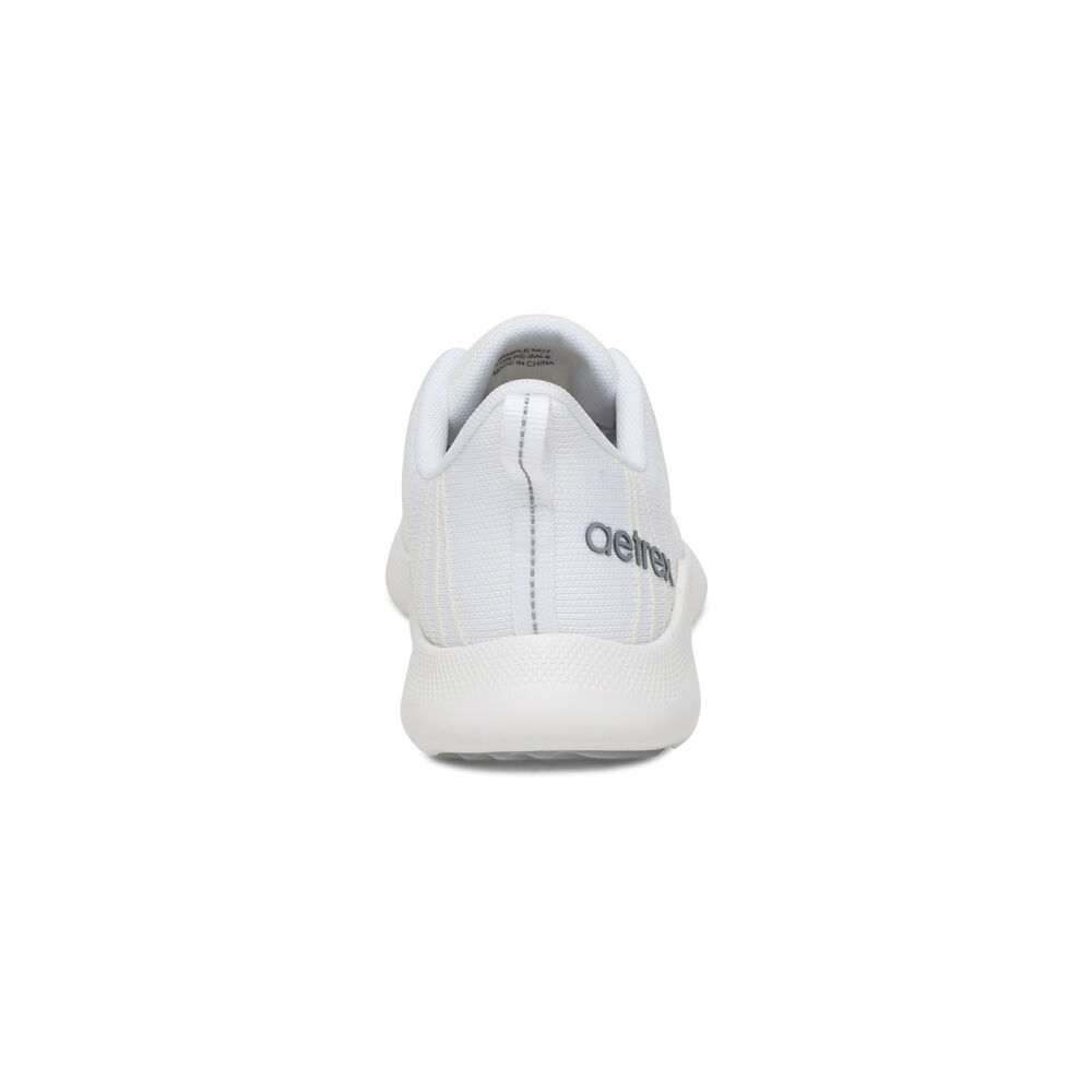 Aetrex Women's Emery Arch Support Sneakers - White | USA QRAUU7Z